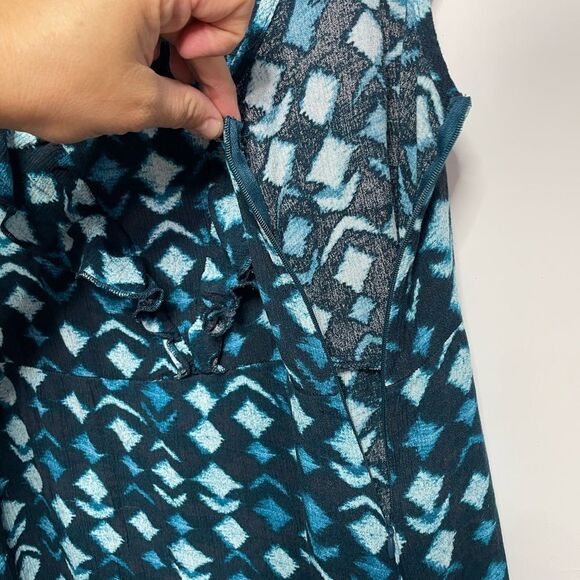 5 for $25🔥Time and Tru Teal Blue Zip Side Dress XXL (20) - Picture 7 of 9